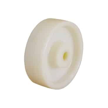 150mm White Nylon Plain Bore Richmond Wheel | NY653-75WHT image 0
