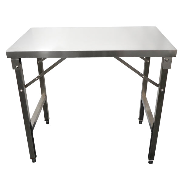 Folding Stainless Steel (304) Table – 1200L x 610W x 910H image 0