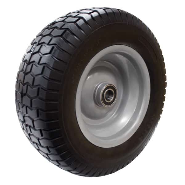 400mm Puncture Proof Economy Wheel | 1" Axle Diameter (PF1659-1BB) image 0