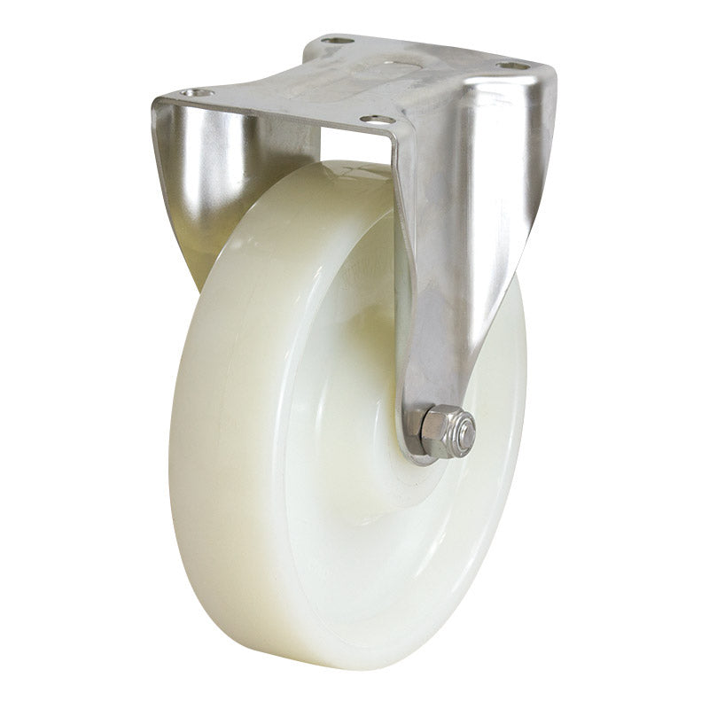 Rigid Castor with Nylon 200mm Wheel (R8141) image 0