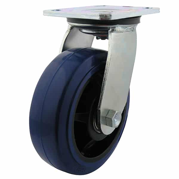 Richmond Swivel 150mm Blue Rebound Poly Wheel Heavy Industrial M3 Castor (S6632/M3) image 0