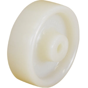 100mm White Nylon Plain Bore Richmond Wheel | NY401-50WHT image 0
