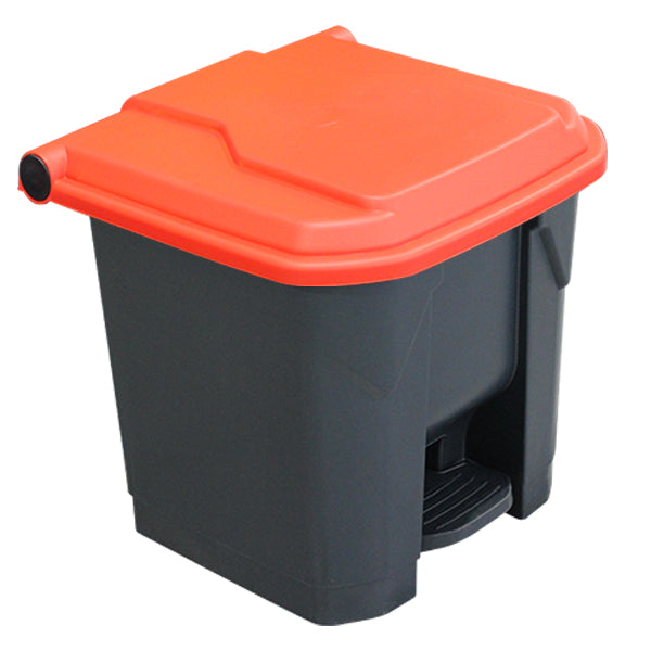 30L Pedal Bin - Red Lid (PBS030RED) image 0
