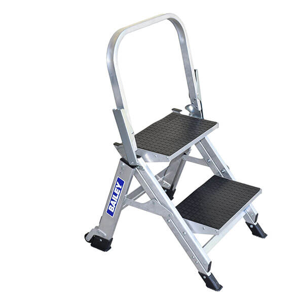 Bailey Stairway Ladder 2 Step with Handrail | FS13750 image 0