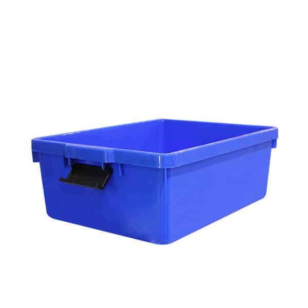 Stashaway Bin and Lid 10L Blue | 342BELP050B image 0