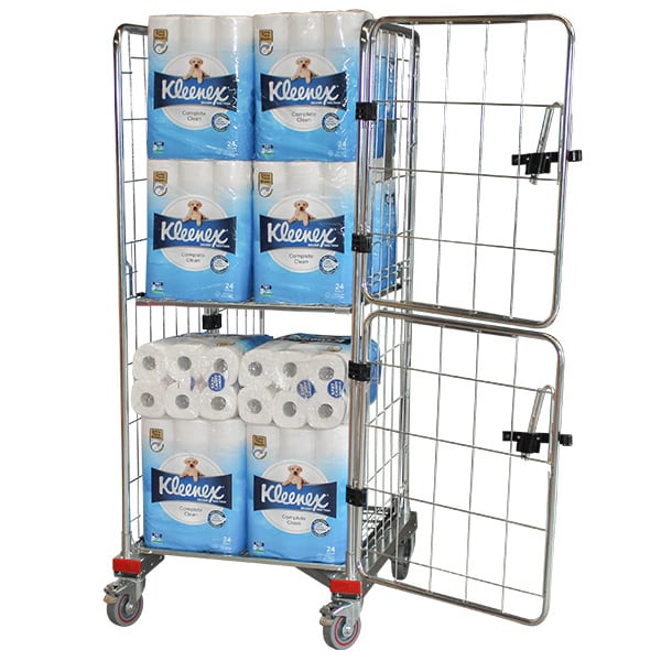 4 Sided Roll Cage with 2 Half Doors + 1 Full Door - Z Base (RCR411) image 19