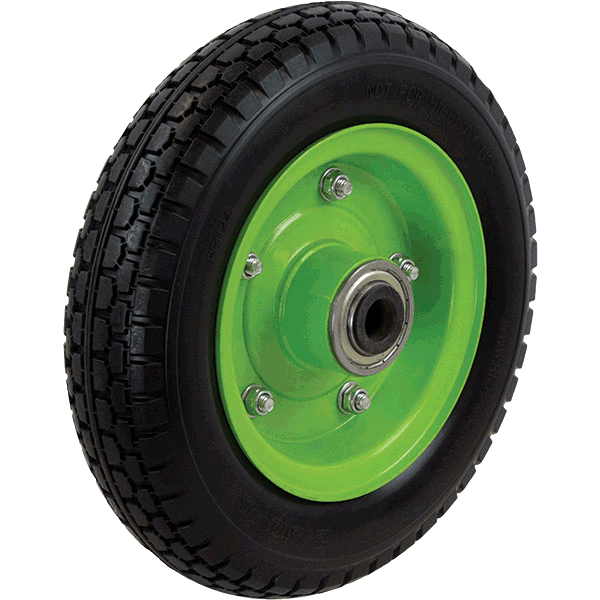 250mm Puncture Proof Offset Richmond Wheel 250X6 (Industrial Tread) | PF1124-75 image 0