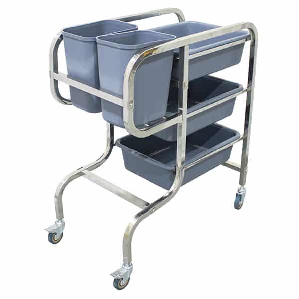 Stainless Steel Cleaning Cart (LTR008) image 0