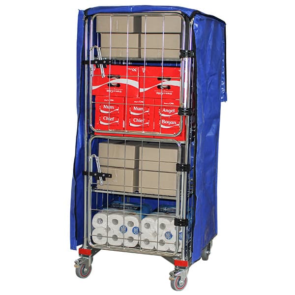 4 Sided Roll Cage with 2 Half Doors + 1 Full Door - Z Base (RCR411) image 14