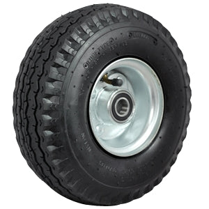 250mm 2 Piece Metal Centre Pneumatic 410X350X4 BB Richmond Wheel (Highway Tread) | PN1066-75BB image 0