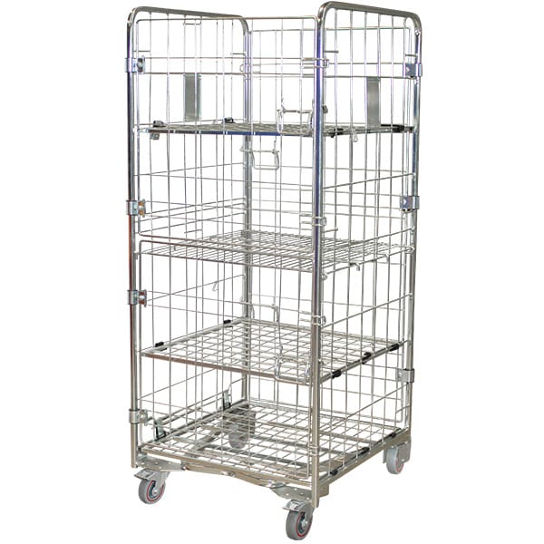 4 Sided Roll Cage with 2 Half Doors + 1 Full Door - A Base (RCR400) image 9