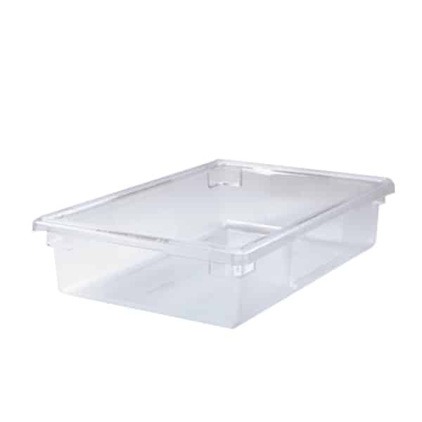 Rubbermaid 32.2 Litre Carb-X Food Tote Box 18x26x6 Clear Color | RFG330800 image 0