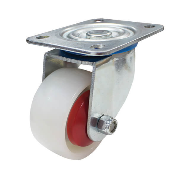 80mm Nylon Wheel 125kg Capacity Castor (S3600) image 0