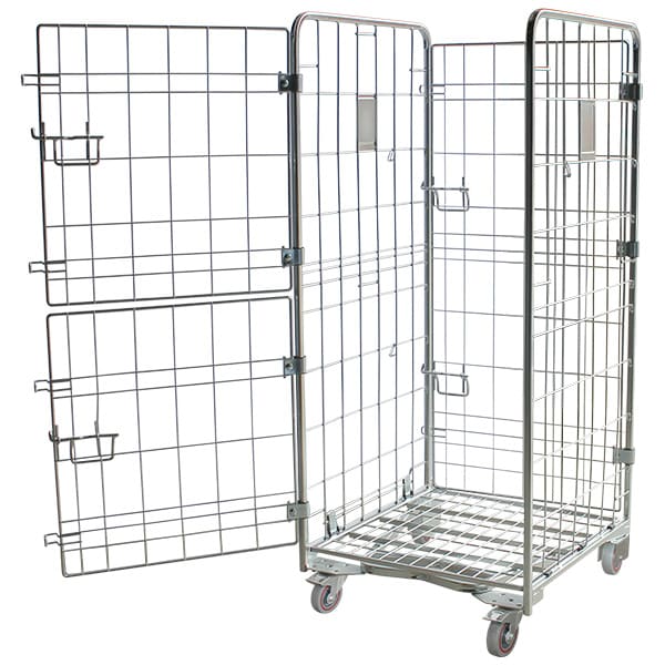 4 Sided Roll Cage with 2 Half Doors + 1 Full Door - A Base (RCR400) image 8