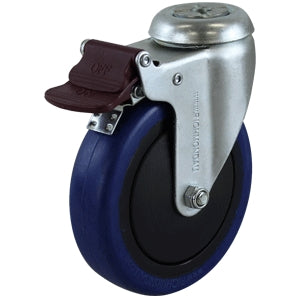 Richmond Castor Swivel with 125mm Rebound Rubber Wheel and Brake (S5583B) image 0
