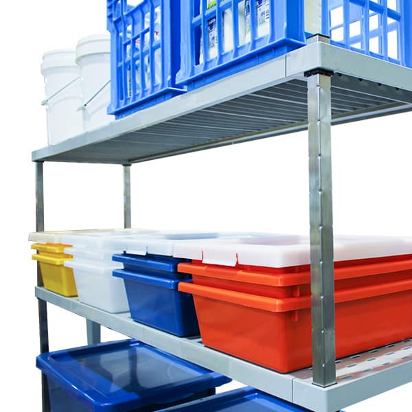 4 Tier Stainless Steel Coolroom Shelving – 1500mm (W) x 380mm (D) x 1600mm (H) (SHE002) image 11