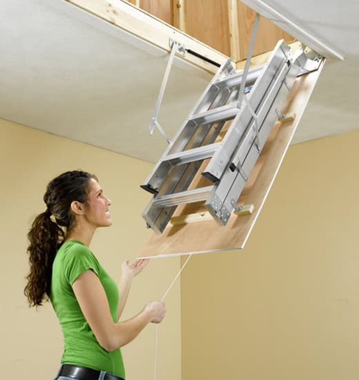 Bailey Aluminium Attic Ladder | 2.4m to 3m | FS13560 image 1