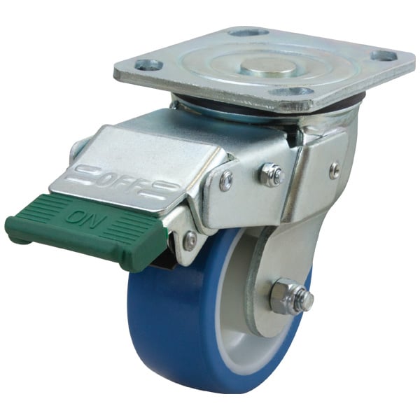 Richmond Castor Swivel with 100mm Rebound Rubber Tyred Wheel and Directional Lock (S4440D) image 0