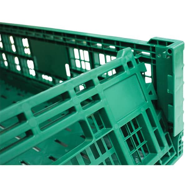 32L Collapsible Vented Crate Green (FMC032GRE) image 1