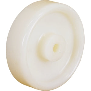 125mm White Nylon Plain Bore Richmond Wheel | NY501-50WHT image 0