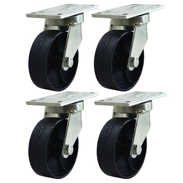 Waste Bin Castor Set with SG Iron Wheels (WASTESETT-3) image 0