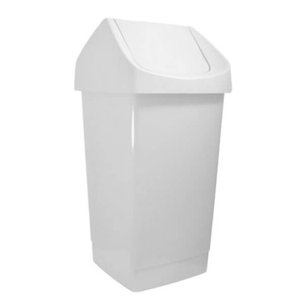 18 Litre Swing Top Tidy White | HW002225WH image 0