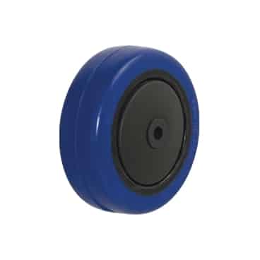 100mm Resilient Rubber Blue Tyre BB Richmond Wheel | RR4473-37 image 0