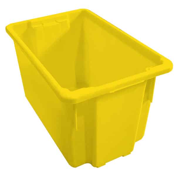 68L Stack &amp; Nest Crate Yellow (SNR008RWCYEL) image 0