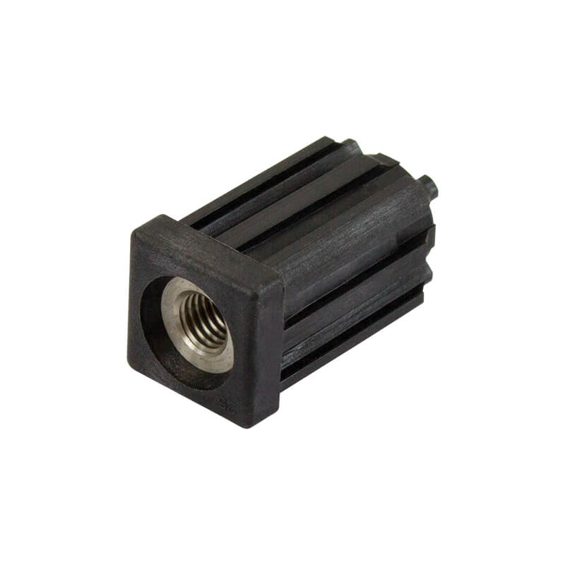 Square M10 Threaded Stainless Steel Insert | TIR25SQM10SS image 0