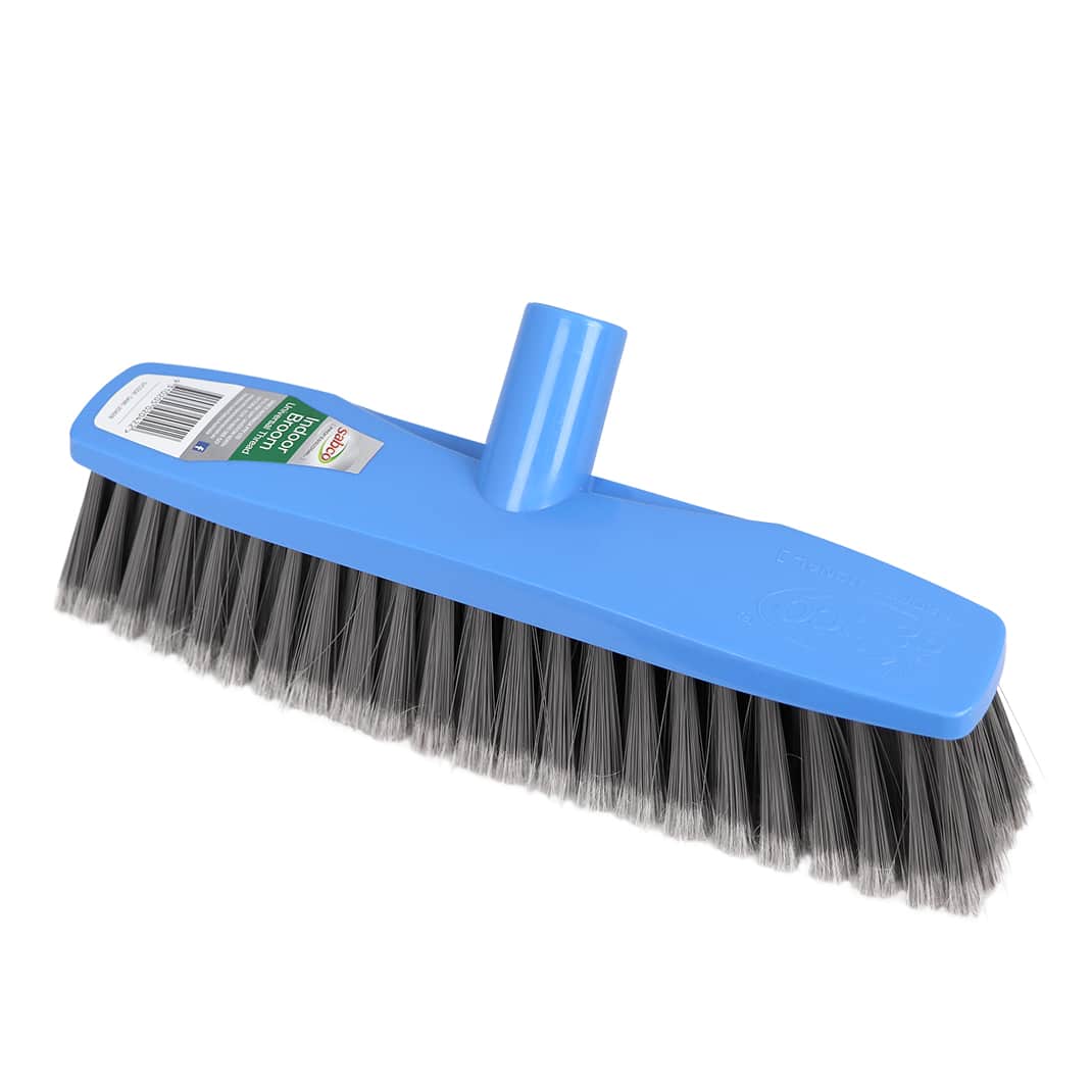 SABCO INDOOR BROOM WITH UNIVERSAL THREAD HANDLE 22MM-BLUE (SABC-2042B) image 1