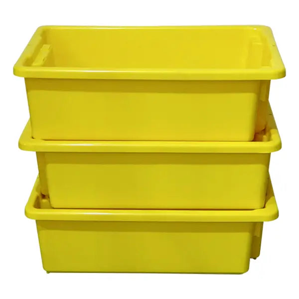 32L Stack &amp; Nest Crate Yellow (SNR003RWCYEL) image 4