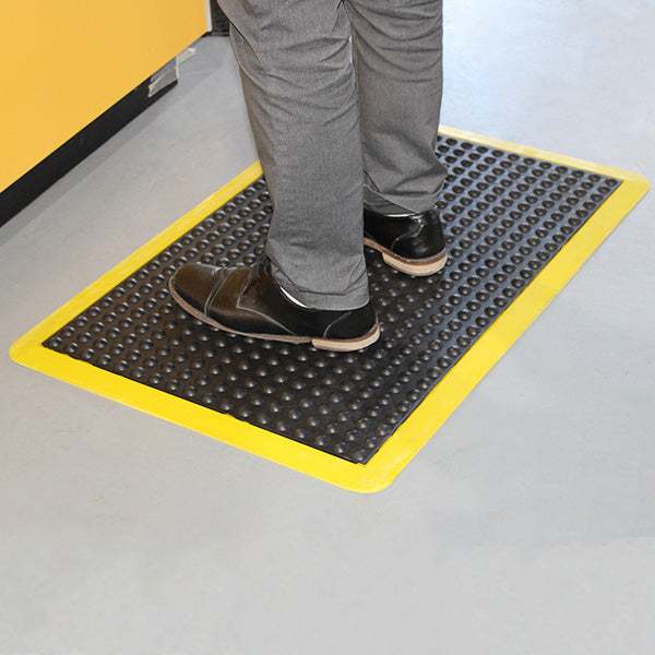 Anti-Fatigue Mat 900 x 1200mm - Yellow Border (FMR004) image 4