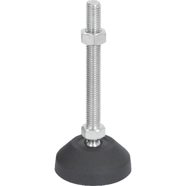 M12 Mild Steel Ball Joint Adjustable Levelling Feet | LVR6012100S image 0