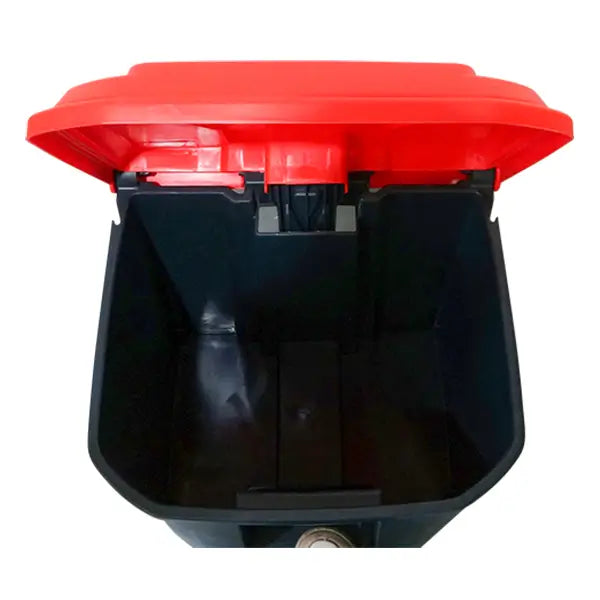 30L Pedal Bin - Red Lid (PBS030RED) image 2