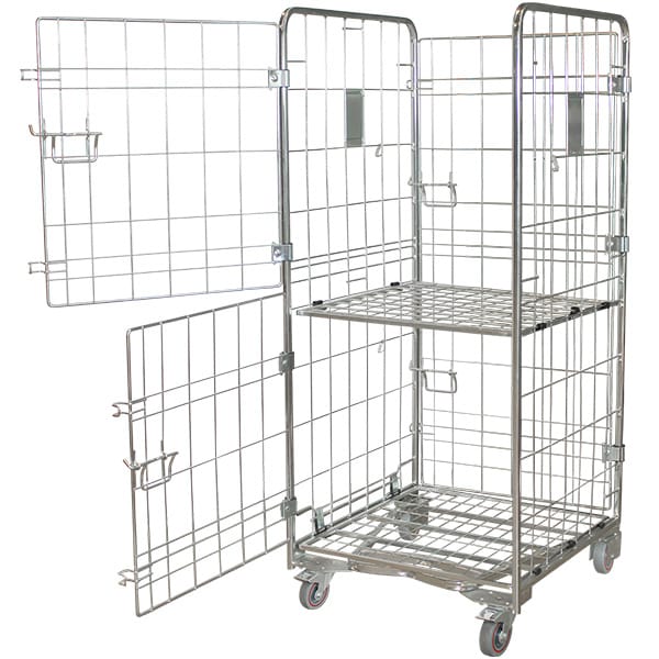 4 Sided Roll Cage with 2 Half Doors + 1 Full Door - A Base (RCR400) image 12