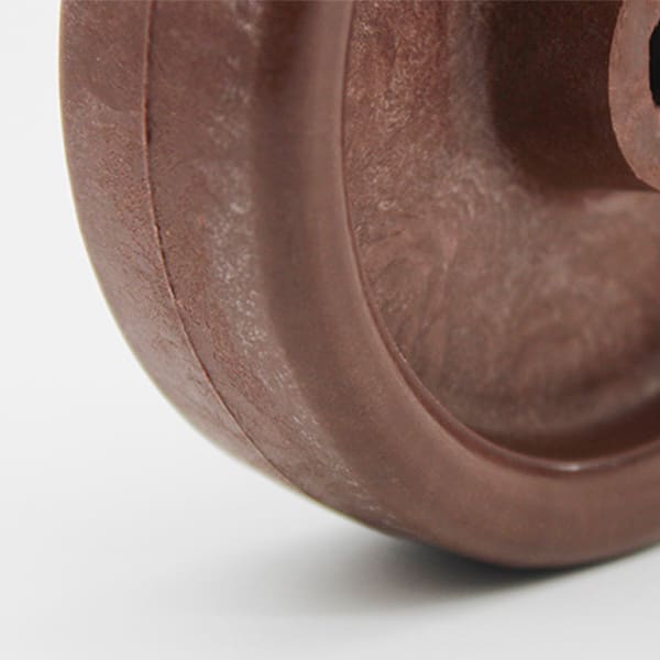 100mm Glass Filled Hitemp Brown Nylon PL Bore Richmond Wheel | GF4420-50 image 1