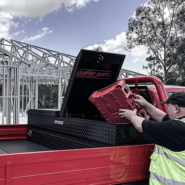 WEATHER GUARD Black Aluminium Gullwing Ute Box 1770 x 600 x 500mm (GW10012-BK) image 6
