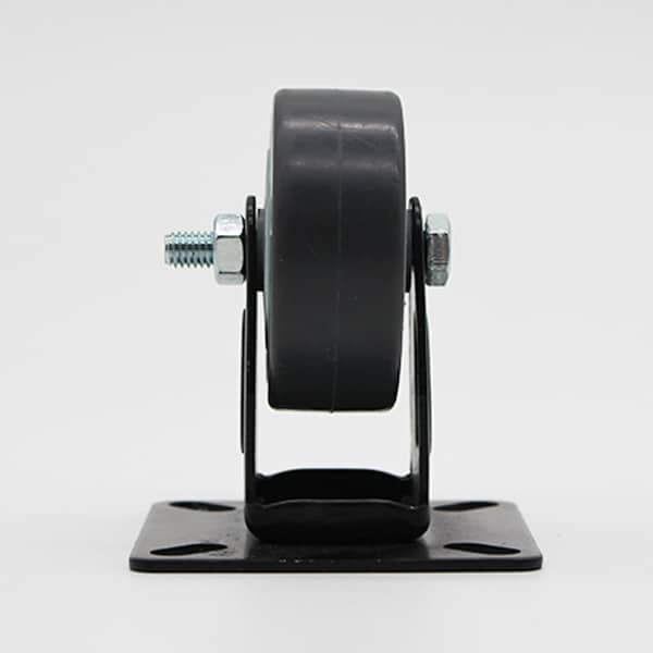 50mm Grey Rubber Wheel 30kg Capacity Rigid Castor (R2215) image 3