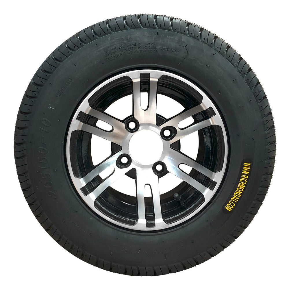 205/50-10 Pneumatic Golf Buggy Wheel With Mini 4 Stud Pattern Aluminium Rim And Golf Buggy Tyre (PN205-50-10MN) image 7