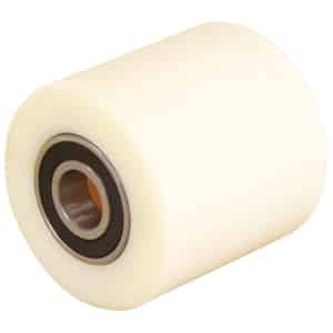 82 x 82mm Nylon Roller | 20mm Axle Diameter (NY418-M20WHT) image 0