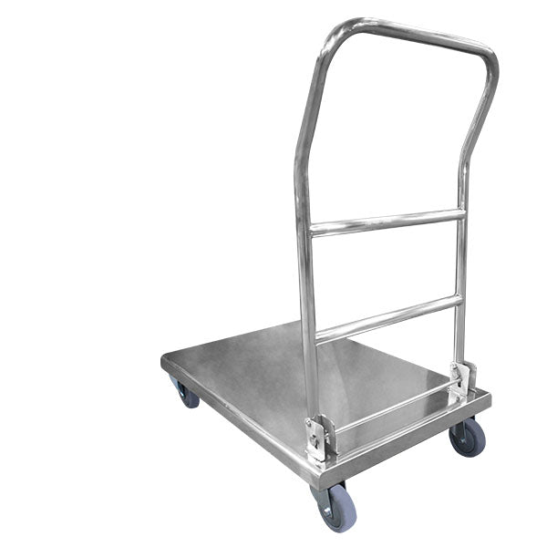 Stainless Folding Handle Platform Trolley | 820mm x 515mm | PFR029 image 3