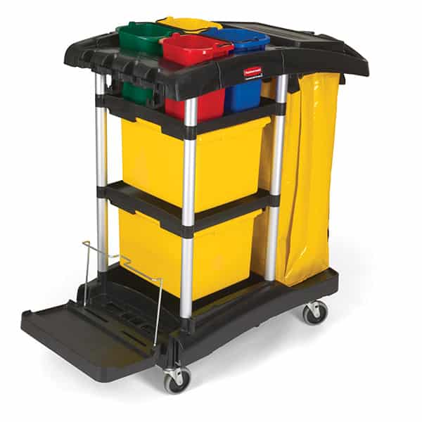 Rubbermaid High Capacity Janitorial Cart | RFG9T7200 image 2
