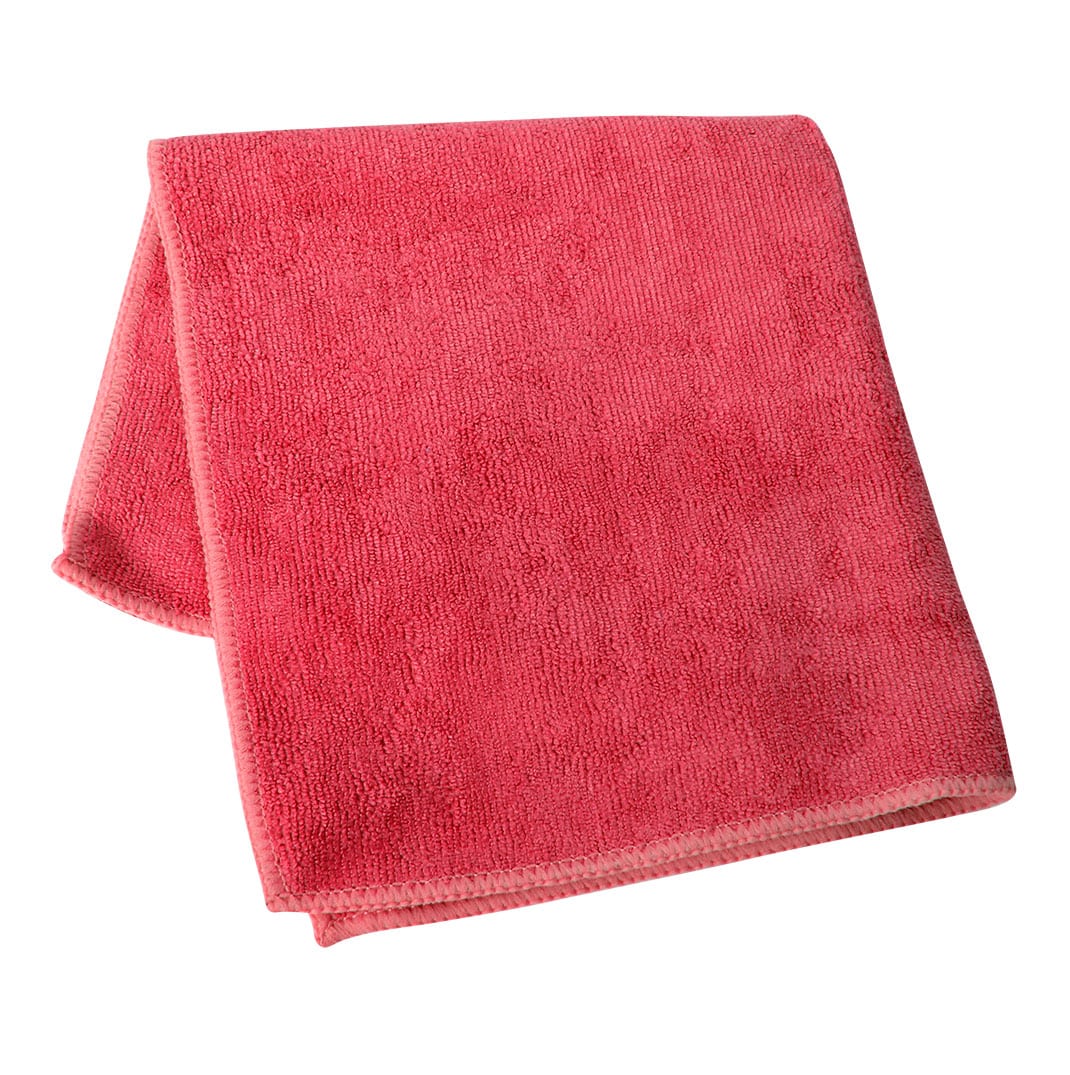 SABCO ALL PURPOSE MICROFIBRE CLOTHS-RED-40CM X 40CM-300GSM 5PK (SABC-2118) image 0