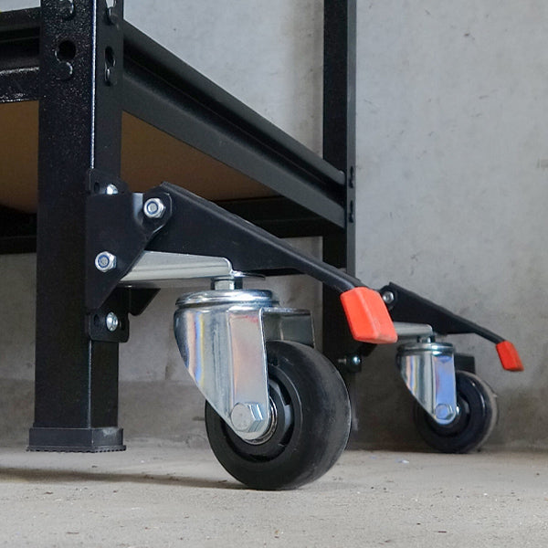 Workbench Castors Kit - Fixed Mounting Plates (WBC001SET) image 4