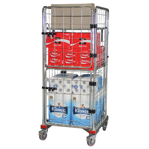 4 Sided Roll Cage with 2 Half Doors + 1 Full Door - Z Base (RCR411) image 8