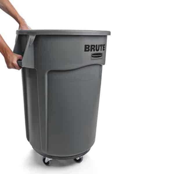 Black Rubbermaid Round BRUTE® Bin Dolly | 513RM264000-BLA image 1