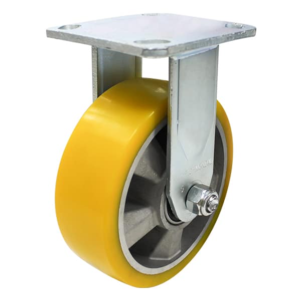 150mm Crowned Poly Aluminium Castor 500kg Capacity (R6275) image 0