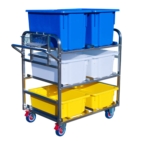 Stainless Steel 6 Bin Order Picker Trolley (OPR030) image 7