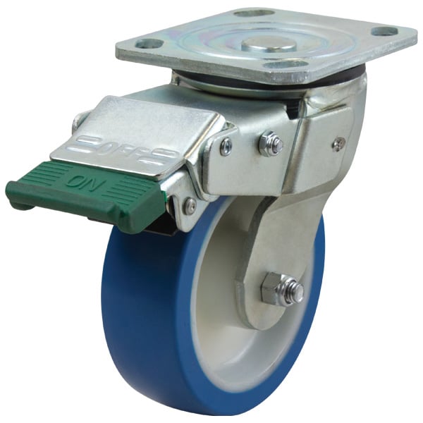 Richmond Castor Swivel with 125mm Rebound Rubber Tyred Wheel and Directional Lock (S5440D) image 0