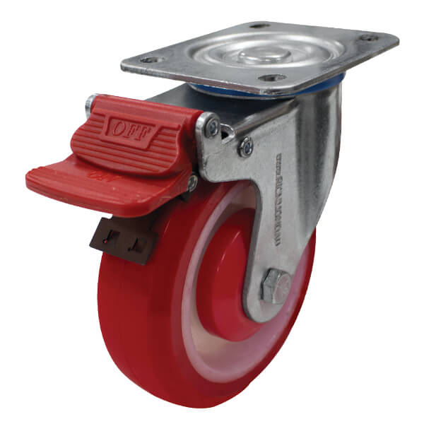 125mm Poly/Nylon Wheel 150kg Capacity Castor (S5602B) image 0